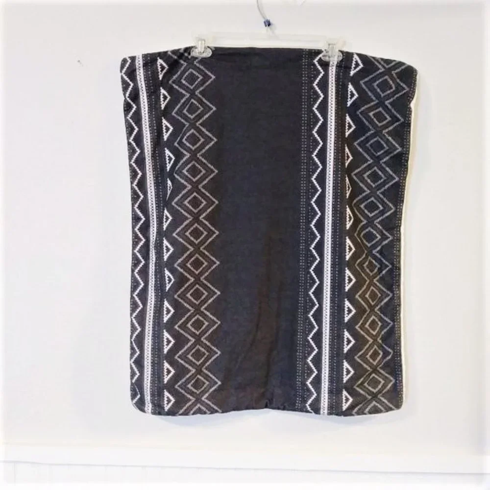 Native Print Gray Pillow Cover 30